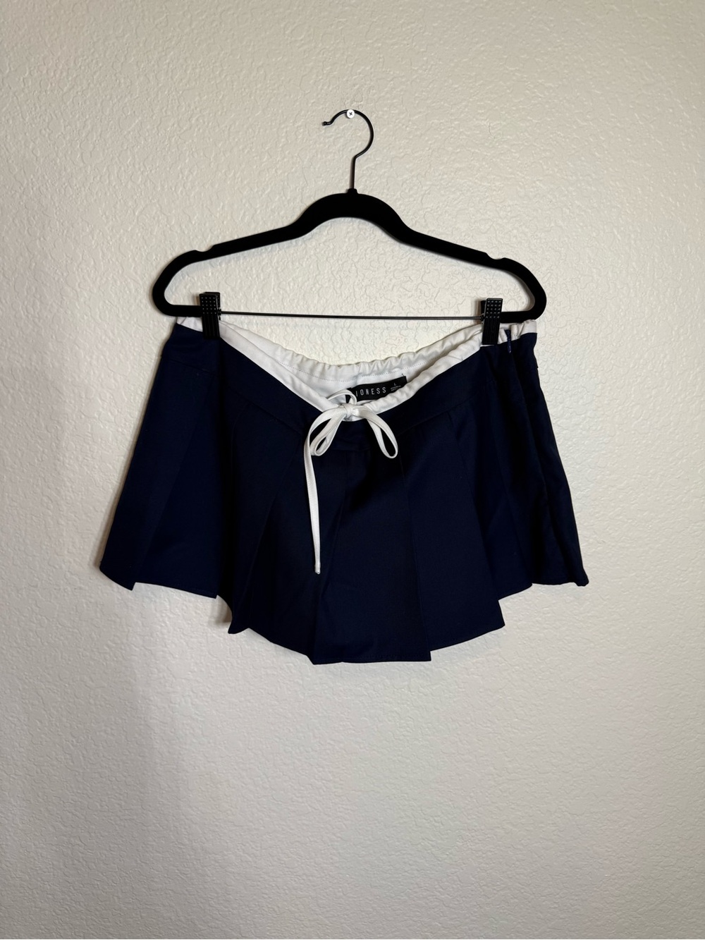 LIONESS Dynasty Mini Skort in Navy  Womens Shorts Skirt - Picture 5 of 11